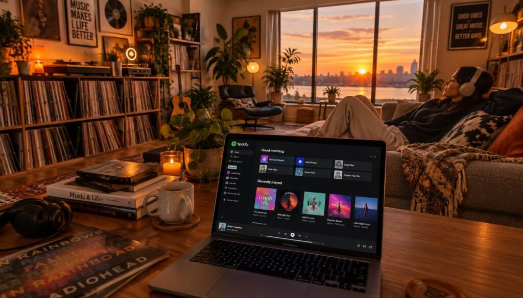 A Spotify music recommendation follows recent listening behavior A Spotify music recommendation follows recent listening behavior